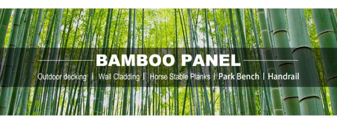 Waterproof Outdoor Floor Tiles 100% Natural Bamboo Material 18mm Thickness 0