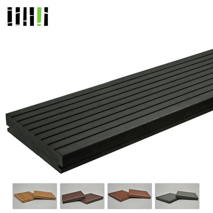 Waterproof Outdoor Floor Tiles 100% Natural Bamboo Material 18mm Thickness 1